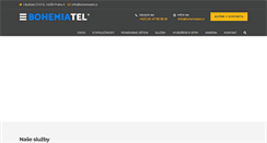 Desktop Screenshot of bohemiatel.cz